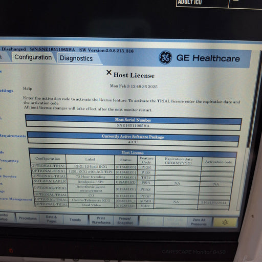 GE Healthcare GE Healthcare Carescape B450 Critical Care Patient Monitor Patient Monitors reLink Medical