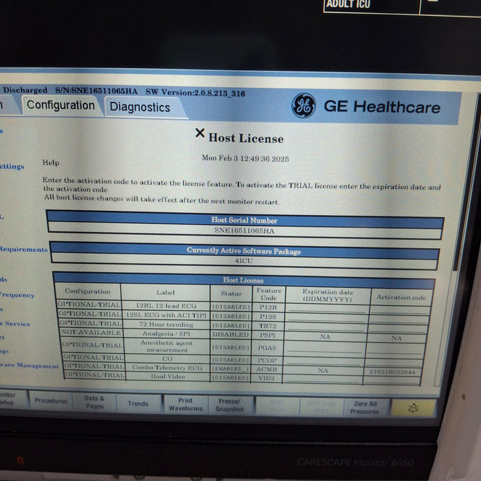 GE Healthcare GE Healthcare Carescape B450 Critical Care Patient Monitor Patient Monitors reLink Medical