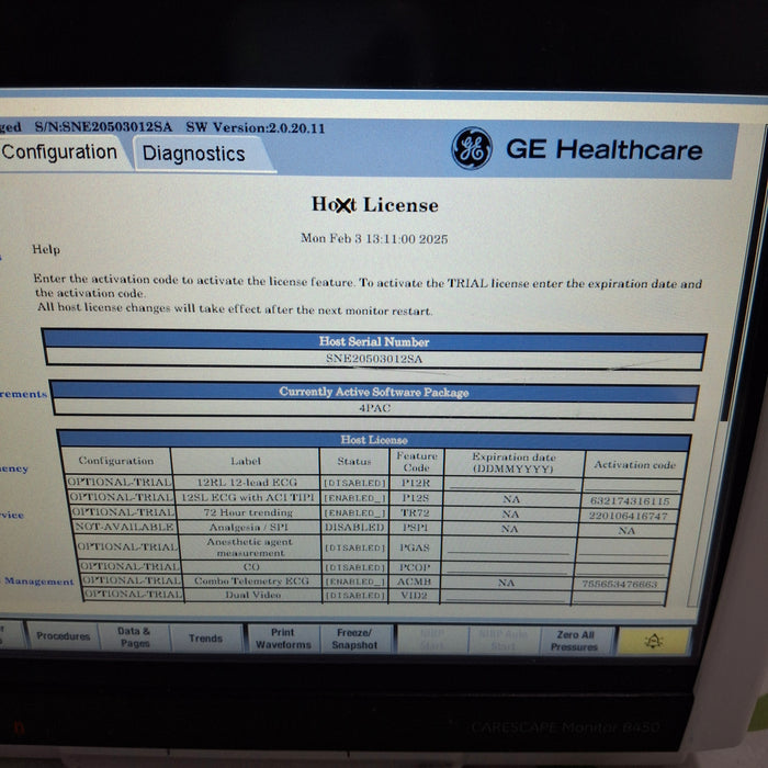 GE Healthcare GE Healthcare Carescape B450 Post Anesthesia Care Patient Monitor Patient Monitors reLink Medical