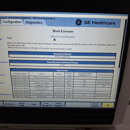 GE Healthcare GE Healthcare Carescape B450 Post Anesthesia Care Patient Monitor Patient Monitors reLink Medical