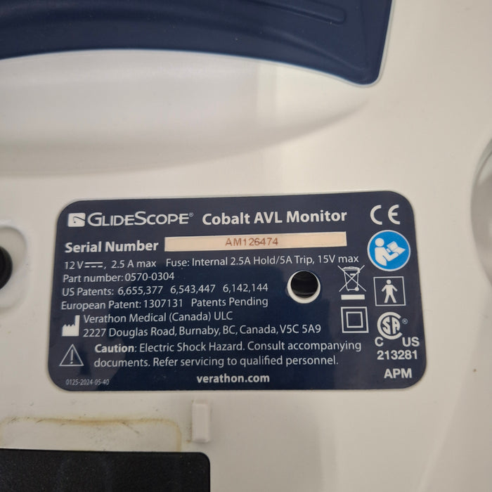 Verathon Medical, Inc Glidescope Cobalt AVL Video Laryngoscope