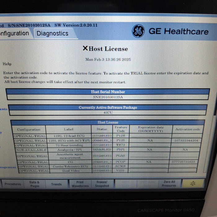 GE Healthcare GE Healthcare Carescape B450 Critical Care Patient Monitor Patient Monitors reLink Medical