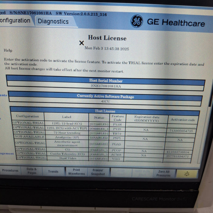 GE Healthcare GE Healthcare Carescape B450 Critical Care Patient Monitor Patient Monitors reLink Medical