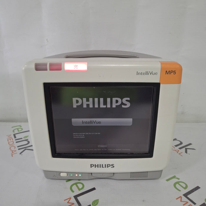 Philips Philips Intellivue MP5 - ECG, OxiMax SpO2, NIBP Patient Monitor Patient Monitors reLink Medical