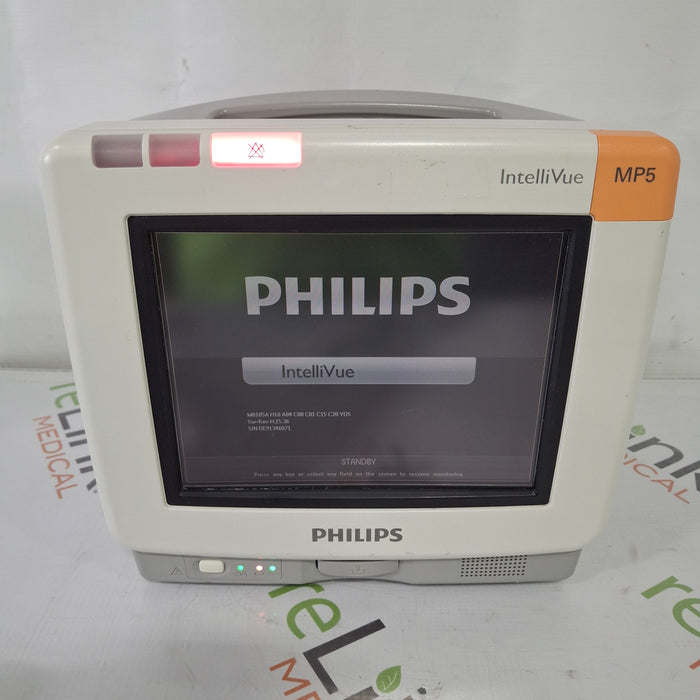 Philips Philips Intellivue MP5 - ECG, OxiMax SpO2, NIBP Patient Monitor Patient Monitors reLink Medical