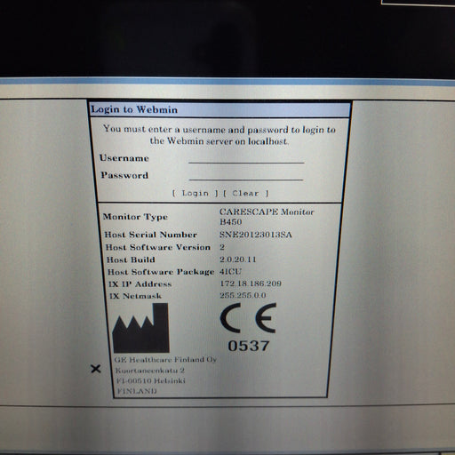 GE Healthcare GE Healthcare Carescape B450 Critical Care Patient Monitor Patient Monitors reLink Medical