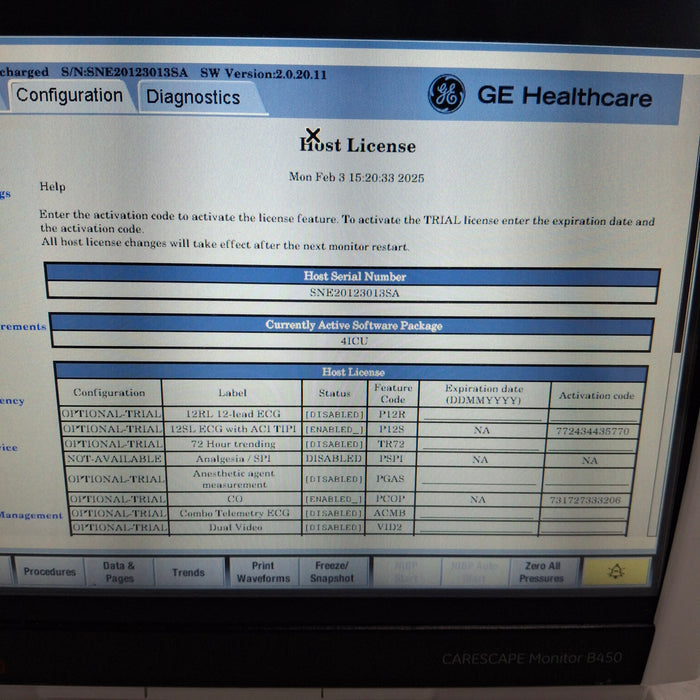 GE Healthcare GE Healthcare Carescape B450 Critical Care Patient Monitor Patient Monitors reLink Medical