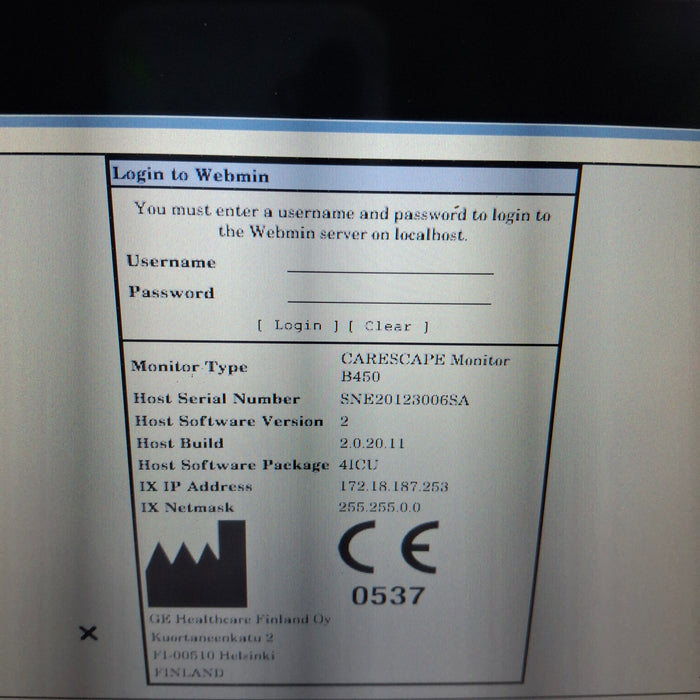 GE Healthcare GE Healthcare Carescape B450 Critical Care Patient Monitor Patient Monitors reLink Medical