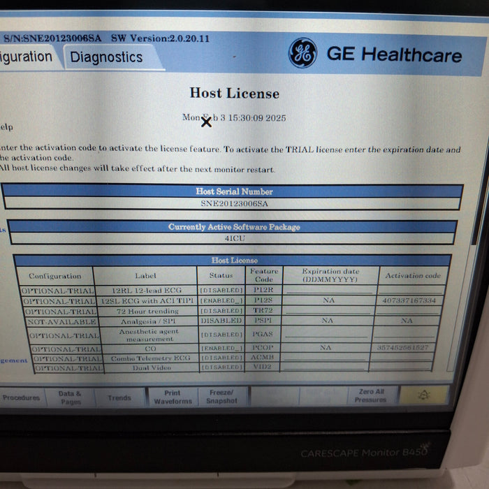 GE Healthcare GE Healthcare Carescape B450 Critical Care Patient Monitor Patient Monitors reLink Medical