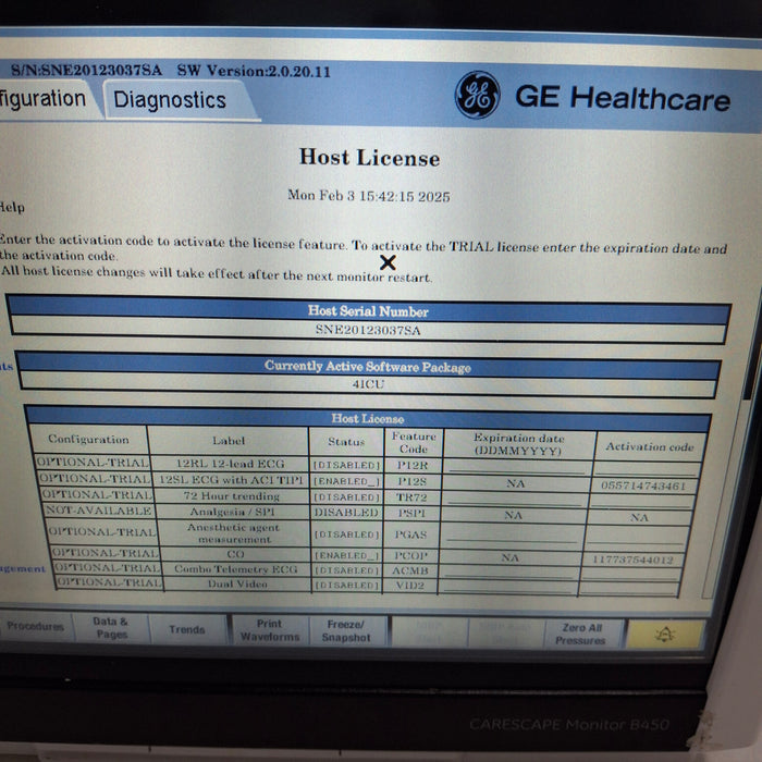 GE Healthcare GE Healthcare Carescape B450 Critical Care Patient Monitor Patient Monitors reLink Medical