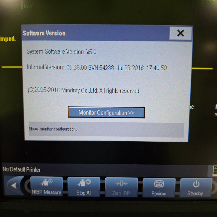 Mindray Passport 8 Patient Monitor