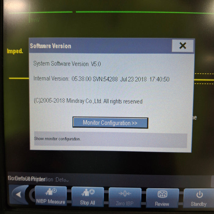 Mindray Passport 8 Patient Monitor