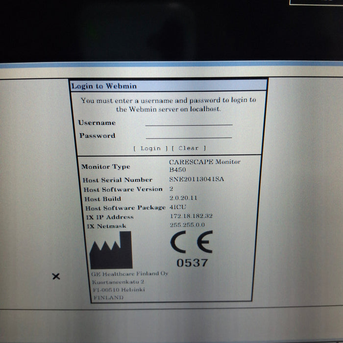 GE Healthcare GE Healthcare Carescape B450 Critical Care Patient Monitor Patient Monitors reLink Medical
