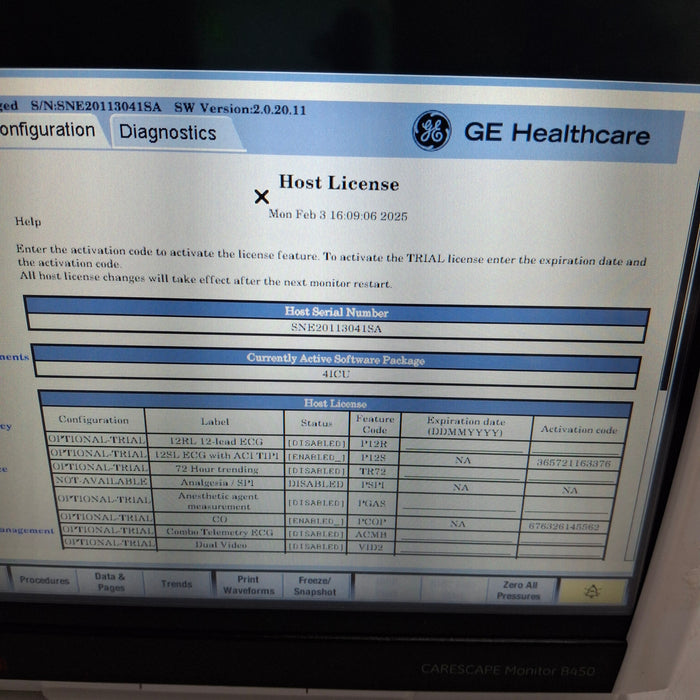 GE Healthcare GE Healthcare Carescape B450 Critical Care Patient Monitor Patient Monitors reLink Medical