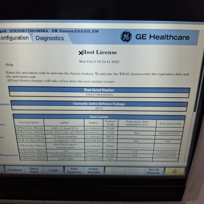 GE Healthcare GE Healthcare Carescape B450 Critical Care Patient Monitor Patient Monitors reLink Medical