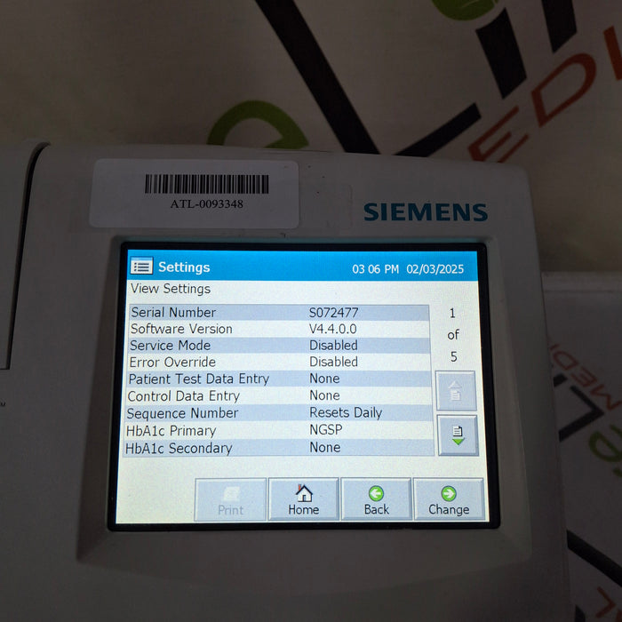 Siemens DCA Vantage Analyzer