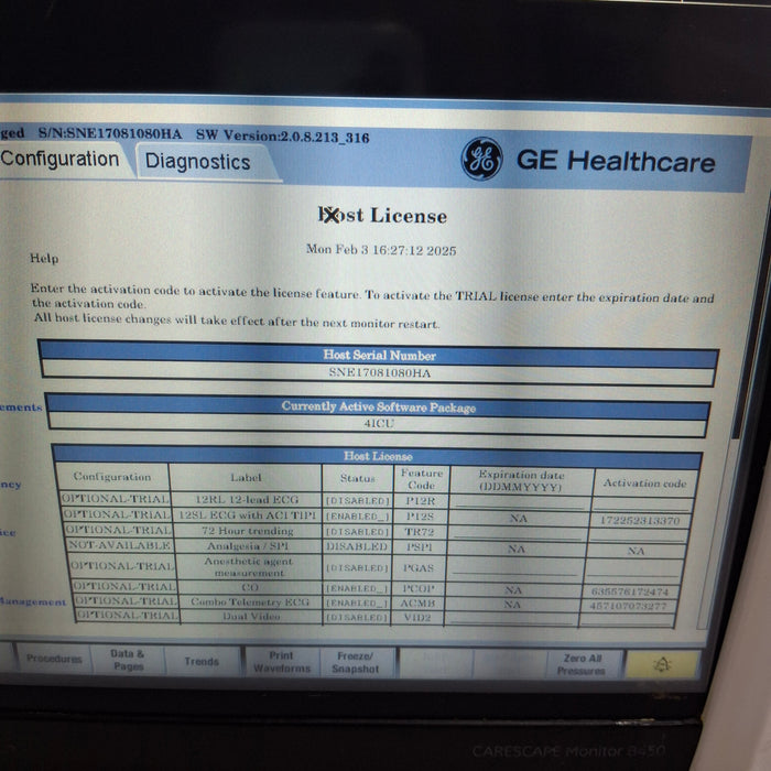 GE Healthcare GE Healthcare Carescape B450 Critical Care Patient Monitor Patient Monitors reLink Medical
