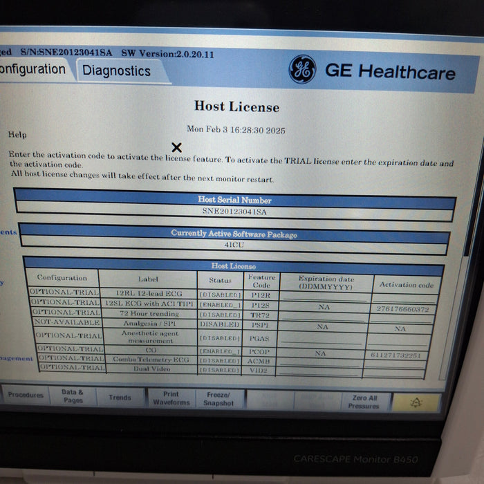 GE Healthcare GE Healthcare Carescape B450 Critical Care Patient Monitor Patient Monitors reLink Medical