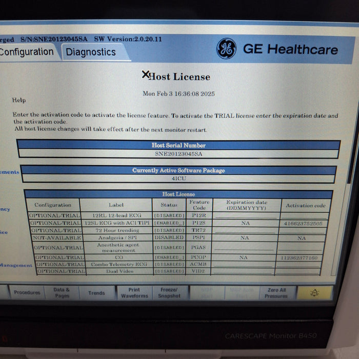 GE Healthcare GE Healthcare Carescape B450 Critical Care Patient Monitor Patient Monitors reLink Medical