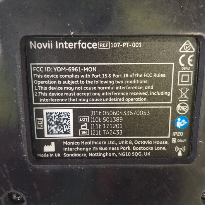Monica Healthcare Limited Monica Healthcare Limited 107-PT-001 Fetal Monitor Patient Monitors reLink Medical