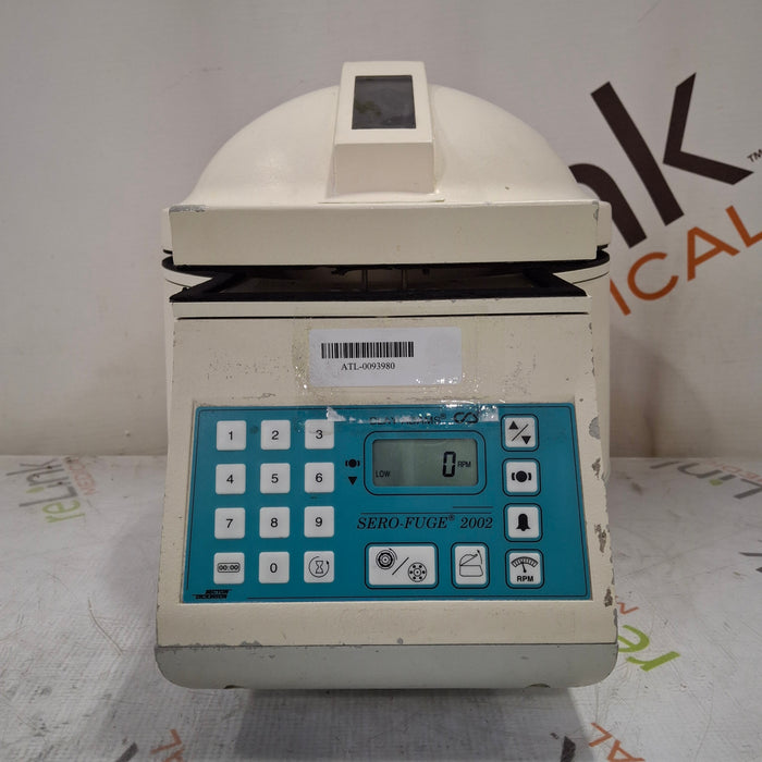 Clay Adams 420352 Sero-fuge 2002 2-Speed Centrifuge