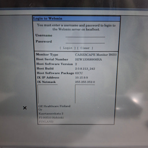 GE Healthcare GE Healthcare Carescape B650 Patient Monitor Patient Monitors reLink Medical