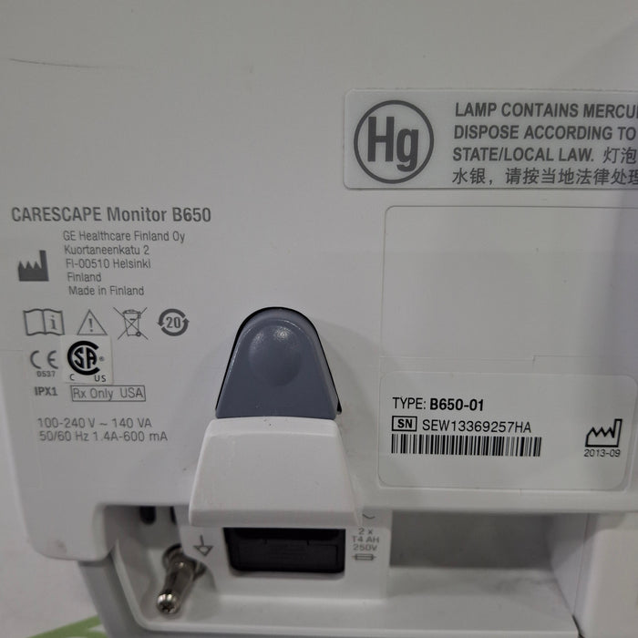 GE Healthcare Carescape B650 Patient Monitor