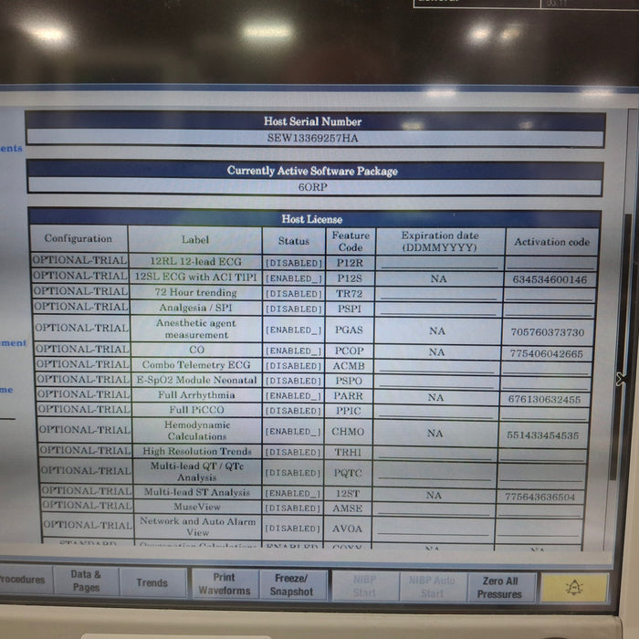 GE Healthcare Carescape B650 Patient Monitor