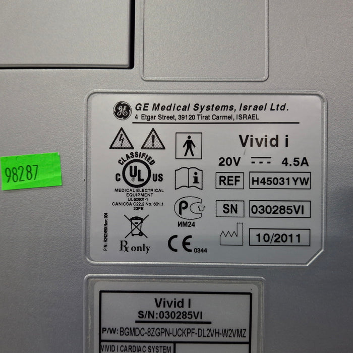 GE Healthcare GE Healthcare Vivid i Portable Ultrasound Ultrasound reLink Medical