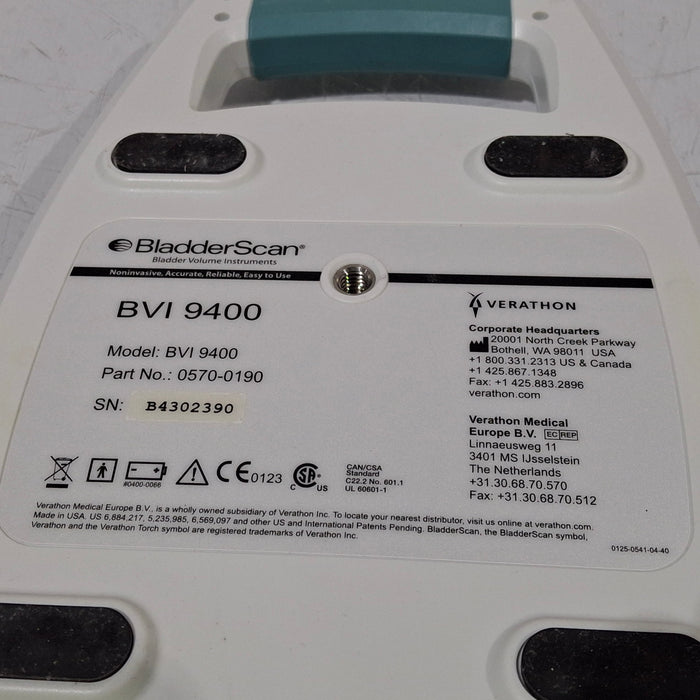 Verathon Medical, Inc BVI 9400 Bladderscan