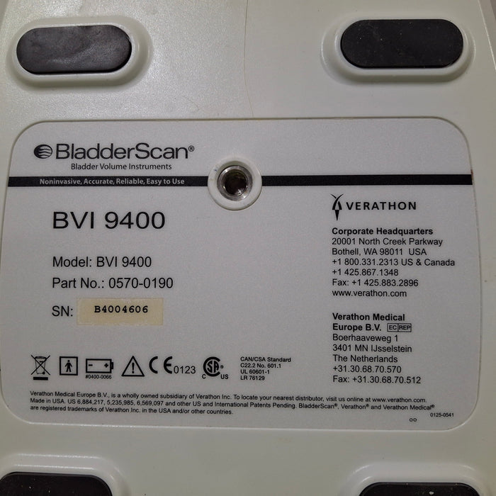 Verathon Medical, Inc Verathon Medical, Inc BVI 9400 Bladderscan Surgical Equipment reLink Medical