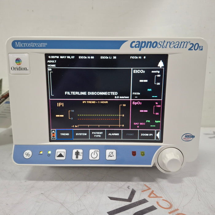 Oridion Capnostream 20P Capnography Monitor