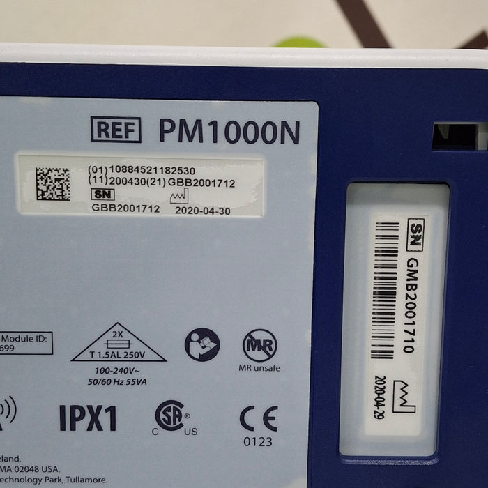 Covidien PM1000N Nellcor Bedside SPO2 Monitor