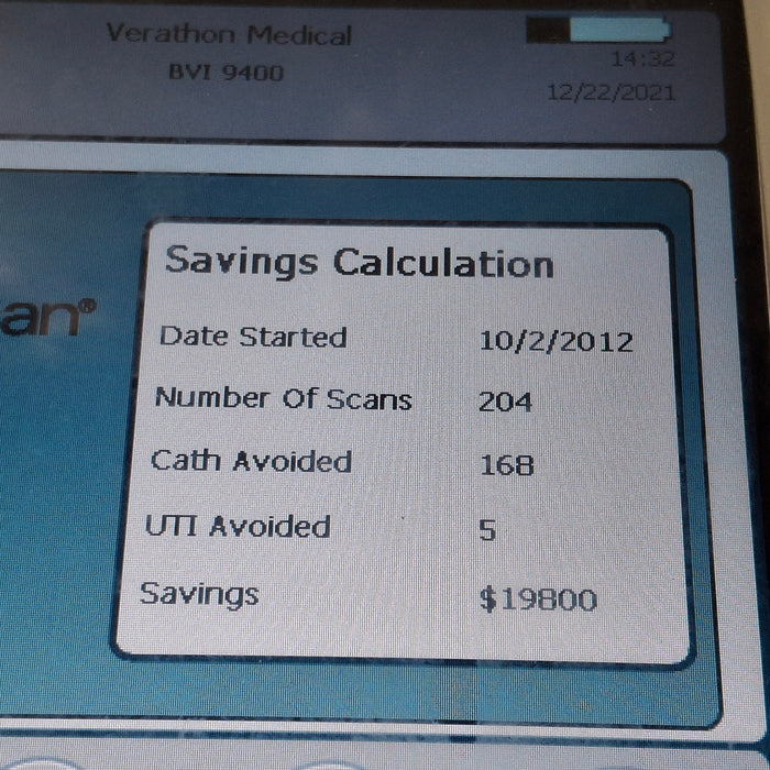 Verathon Medical, Inc Verathon Medical, Inc BVI 9400 Bladderscan Surgical Equipment reLink Medical