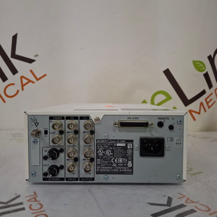 Sony Sony UP-25MD Imager / Printer Ultrasound reLink Medical