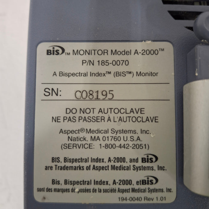 Aspect Medical Systems A-2000 Bispectral Index Monitor