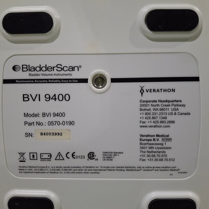 Verathon Medical, Inc Verathon Medical, Inc BVI 9400 Bladderscan Surgical Equipment reLink Medical