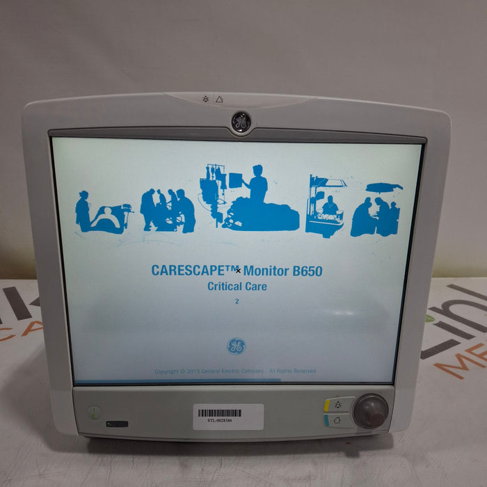 GE Healthcare GE Healthcare Carescape B650 Patient Monitor Patient Monitors reLink Medical