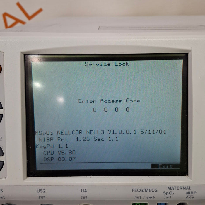 GE Healthcare GE Healthcare Corometrics 250cx Series Model 259cx-a Fetal Monitor Patient Monitors reLink Medical