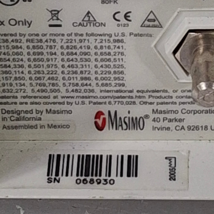 Masimo Radical Pulse Oximeter