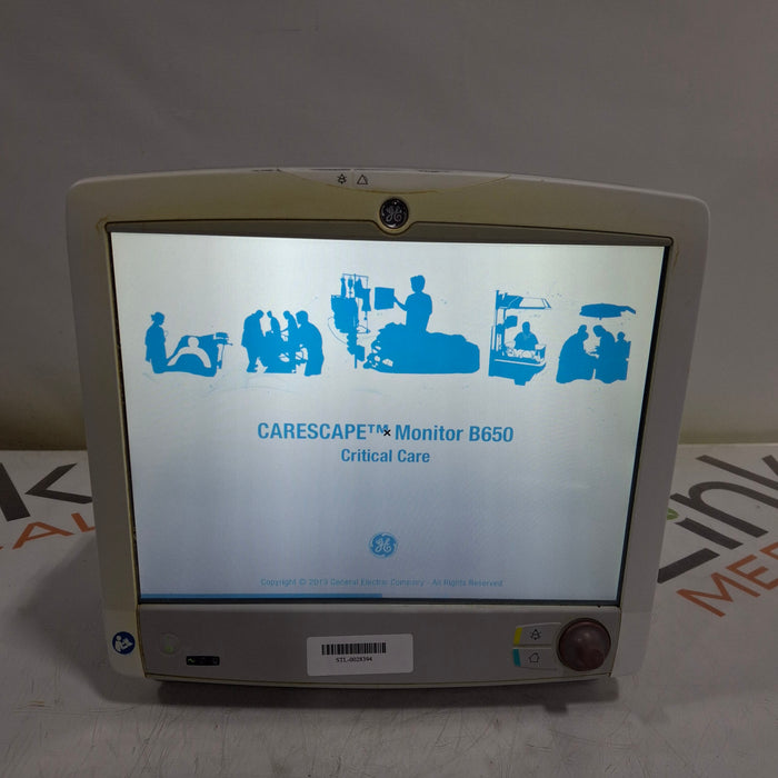 GE Healthcare GE Healthcare Carescape B650 Critical Care Patient Monitor Patient Monitors reLink Medical