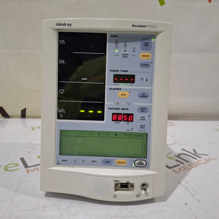 Datascope Accutorr Plus Vital Signs Monitor