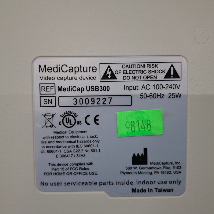 MediCapture MediCapture MediCap USB300 Video Capture Device Surgical Equipment reLink Medical