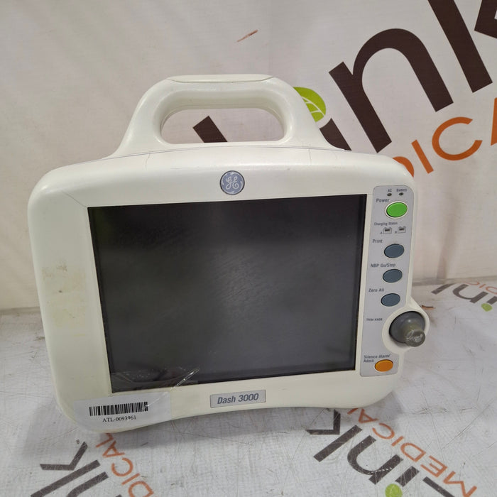 GE Healthcare Dash 3000 - GE/Nellcor SpO2 Patient Monitor
