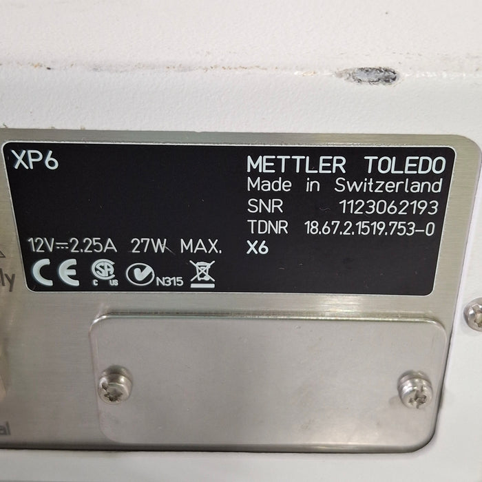 Mettler-Toledo, Inc. XP6 Micro Balance Scale