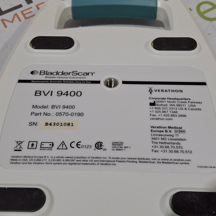 Verathon Medical, Inc Verathon Medical, Inc BVI 9400 Bladderscan Surgical Equipment reLink Medical