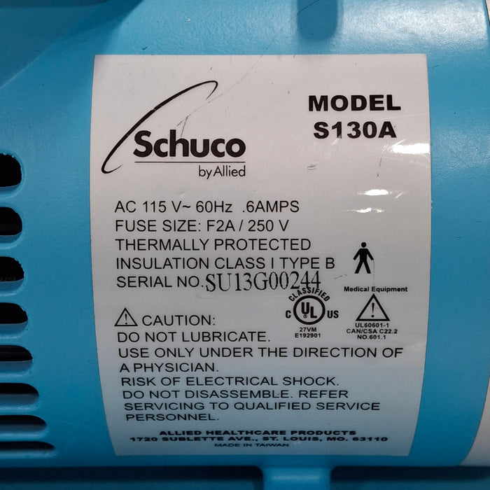 Schuco Schuco S130A Aspirator Pump Surgical Equipment reLink Medical