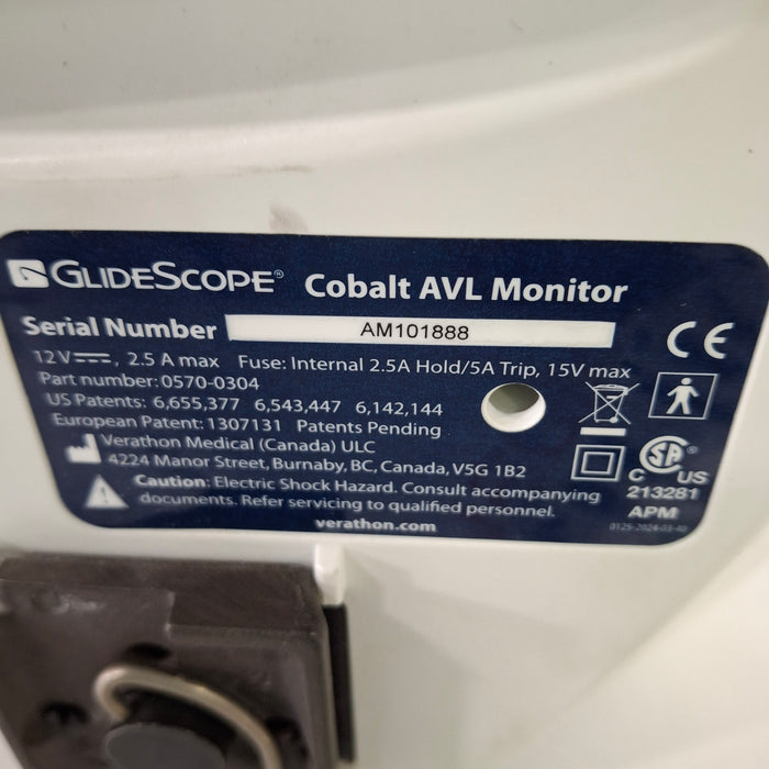 Verathon Medical, Inc Glidescope Cobalt AVL Video Laryngoscope