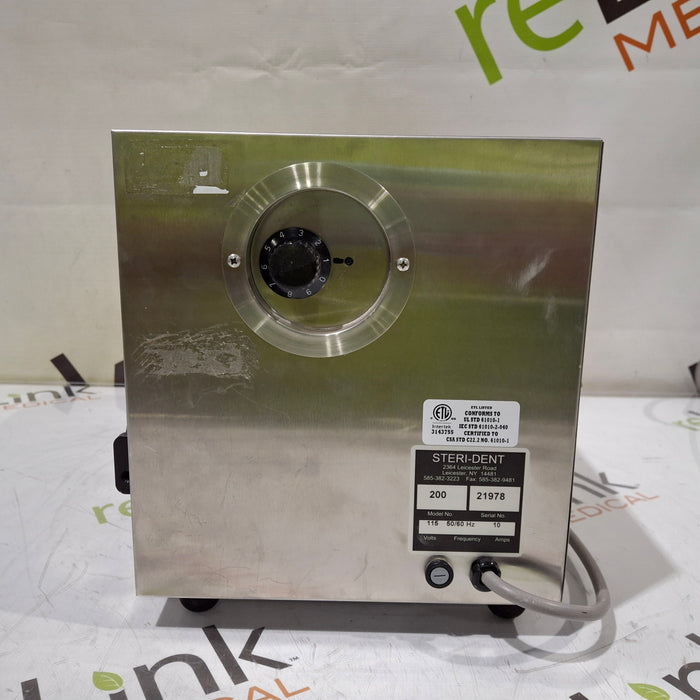 CPAC Equipment, Inc. CPAC Equipment, Inc. SteriDENT 200 Dry Heat Sterilizer Dental reLink Medical