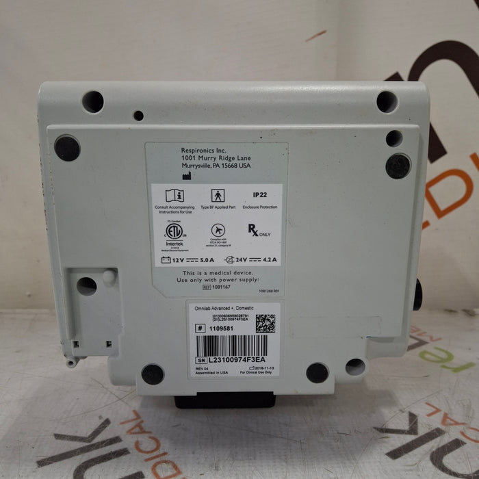 Philips Philips Respironics OmniLab Advanced + System One Ventilator Respiratory reLink Medical